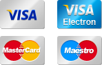 Visa, Visa Electron, MasterCard, Maestro